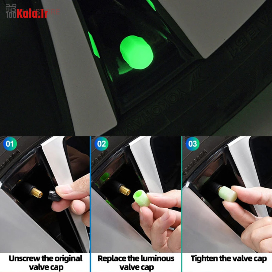 سر والف مدل شبرنگ (بسته 4 عددی) 31 سر والف مدل شبرنگ (بسته 4 عددی) - Image 31