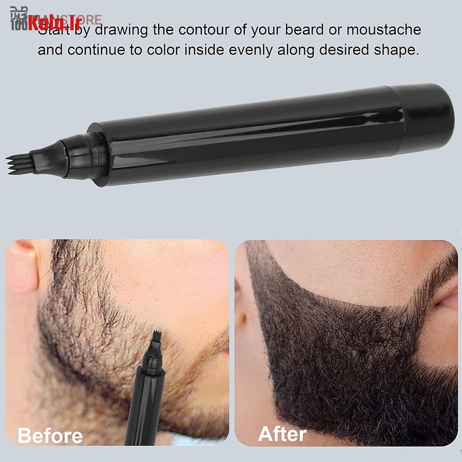 قلم هاشور حرفه ای ریش، مو و ابرو BEARD PEN 3 قلم هاشور حرفه ای ریش، مو و ابرو BEARD PEN - Image 3