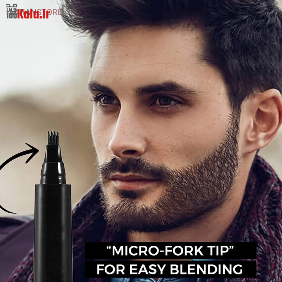 قلم هاشور حرفه ای ریش، مو و ابرو BEARD PEN 9 قلم هاشور حرفه ای ریش، مو و ابرو BEARD PEN - Image 9