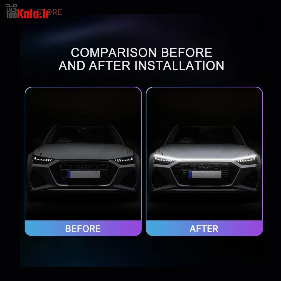 نئون دی لایت کاپوت خودرو 16 نئون دی لایت کاپوت خودرو - Image 16