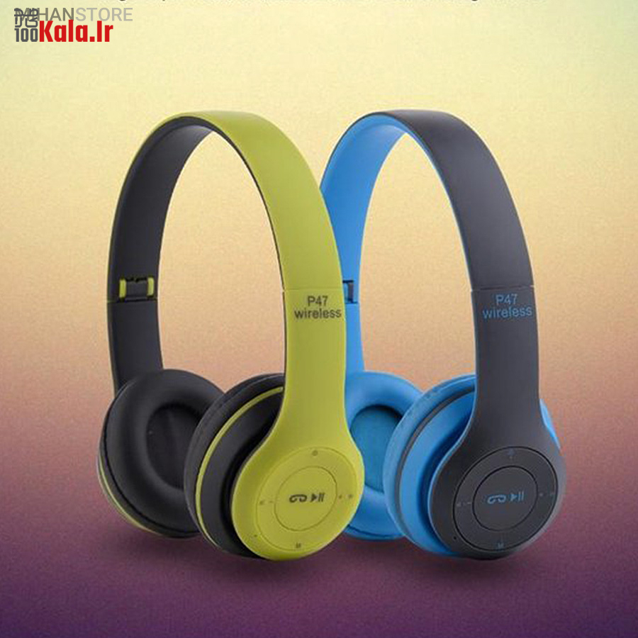 هدفون بی سیم شارژی P47 12 هدفون بی سیم شارژی P47 - Image 12