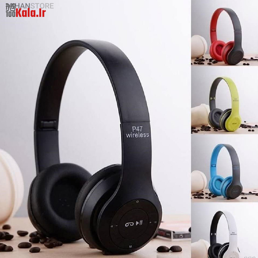 هدفون بی سیم شارژی P47 14 هدفون بی سیم شارژی P47 - Image 14