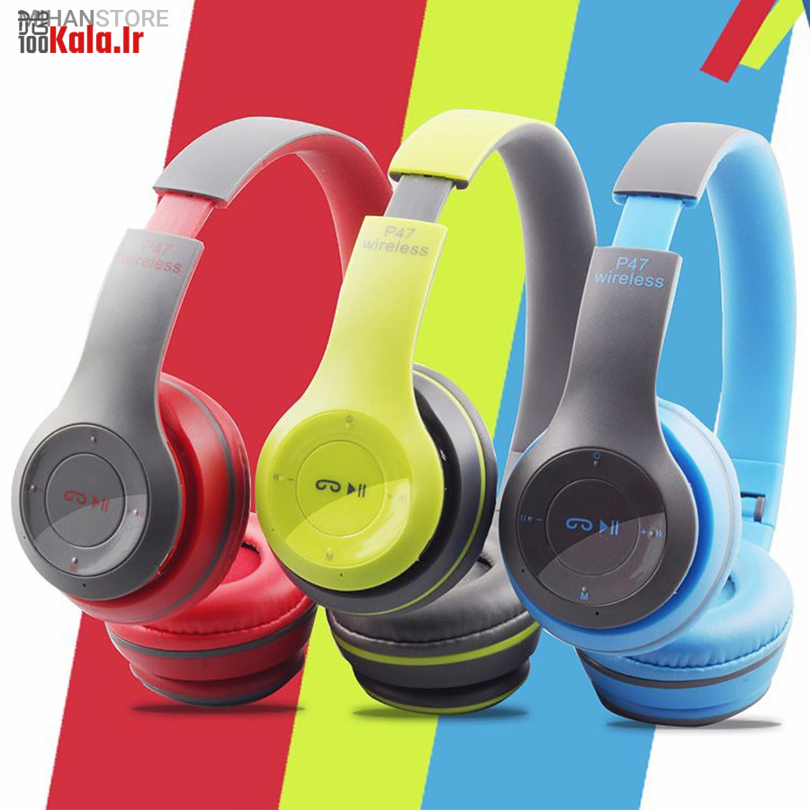 هدفون بی سیم شارژی P47 21 هدفون بی سیم شارژی P47 - Image 21