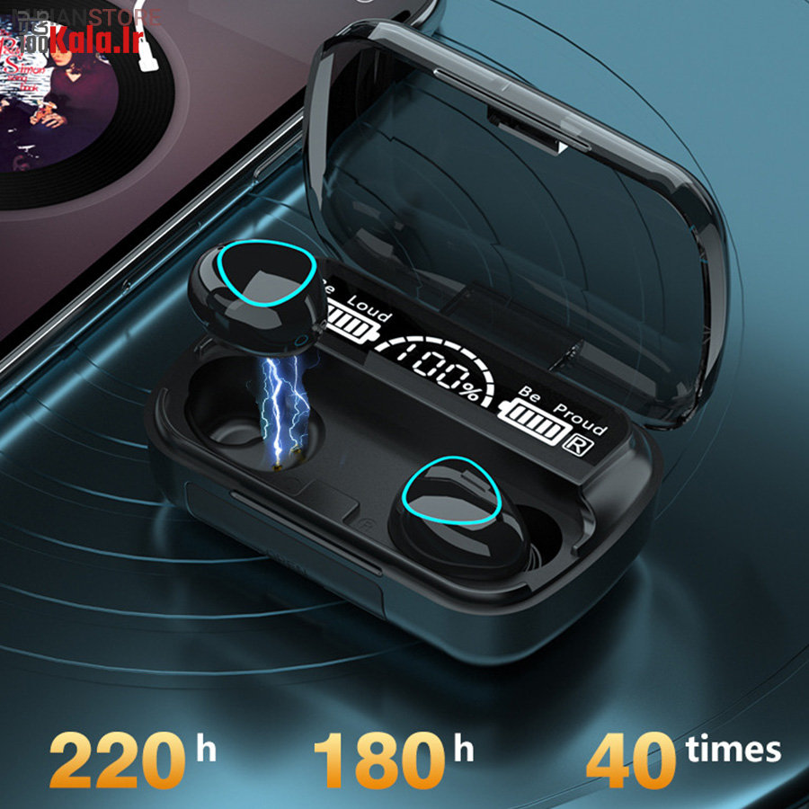 هندزفری ایرپاد بلوتوثی مدل M10 10 هندزفری ایرپاد بلوتوثی مدل M10 - Image 10