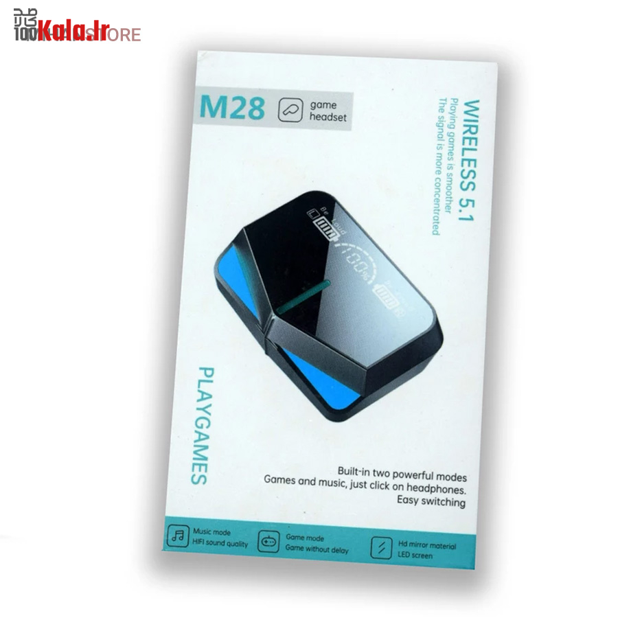 هندزفری ایرپاد بلوتوثی مدل M28 10 هندزفری ایرپاد بلوتوثی مدل M28 - Image 10