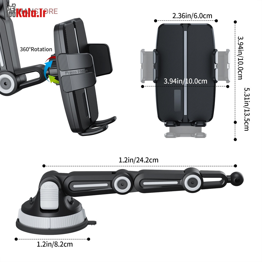 هولدر موبایل جرثقیلی 360 درجه 25 هولدر موبایل جرثقیلی 360 درجه - Image 25