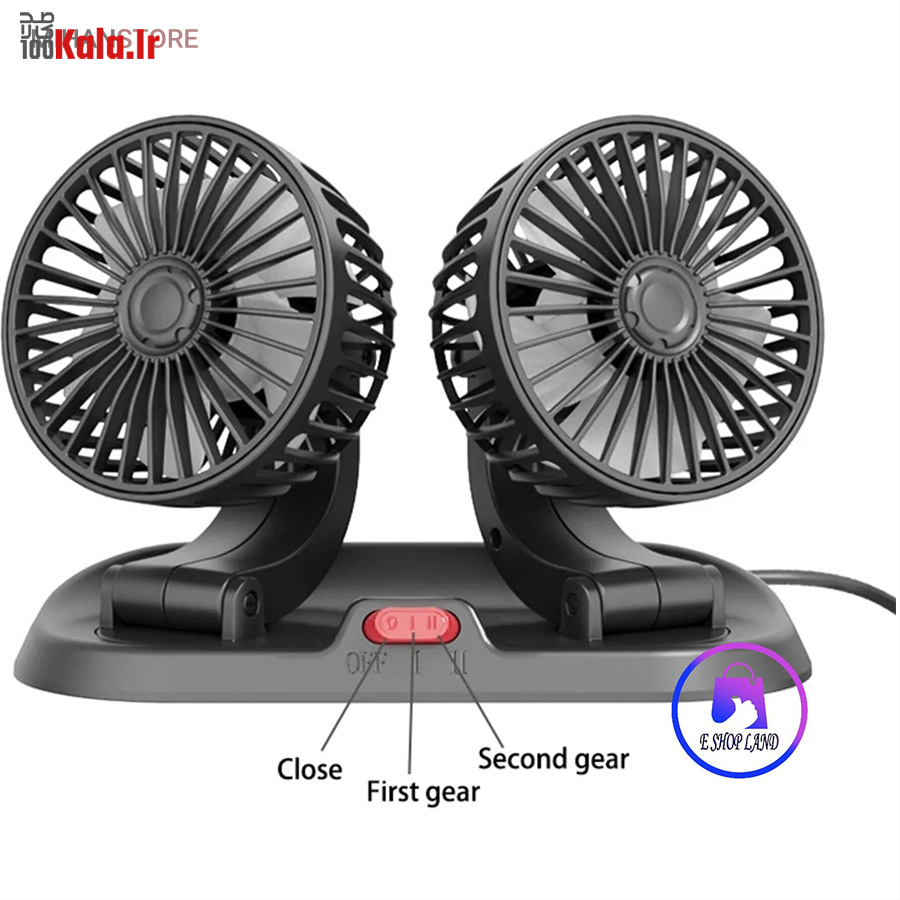 پنکه دو قلو فندکی خودرو 4 پنکه دو قلو فندکی خودرو - Image 4