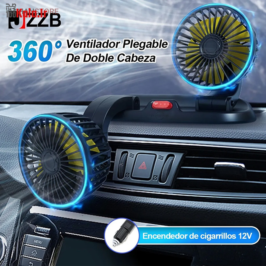 پنکه دو قلو فندکی خودرو 11 پنکه دو قلو فندکی خودرو - Image 11