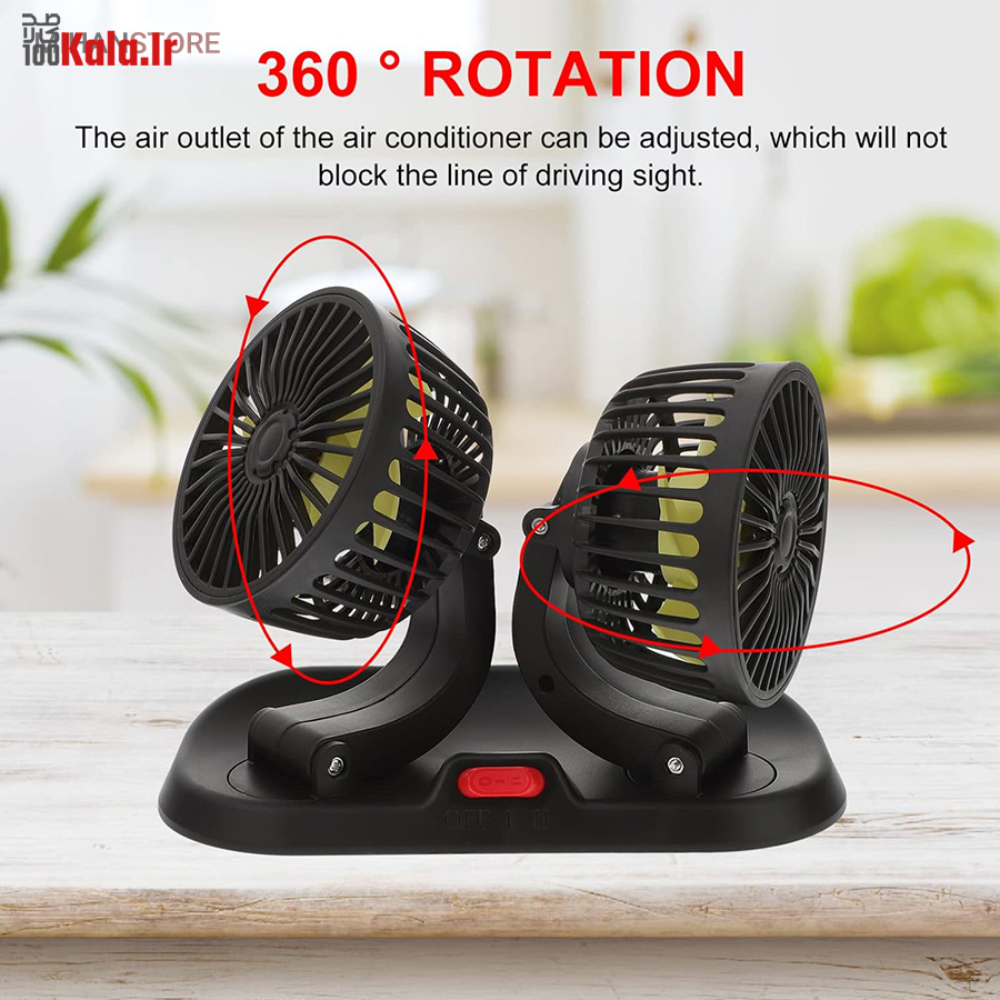 پنکه دو قلو فندکی خودرو 20 پنکه دو قلو فندکی خودرو - Image 20