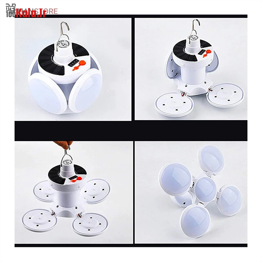 چراغ خورشیدی اضطراری توپی 5 پره 15 چراغ خورشیدی اضطراری توپی 5 پره - Image 15