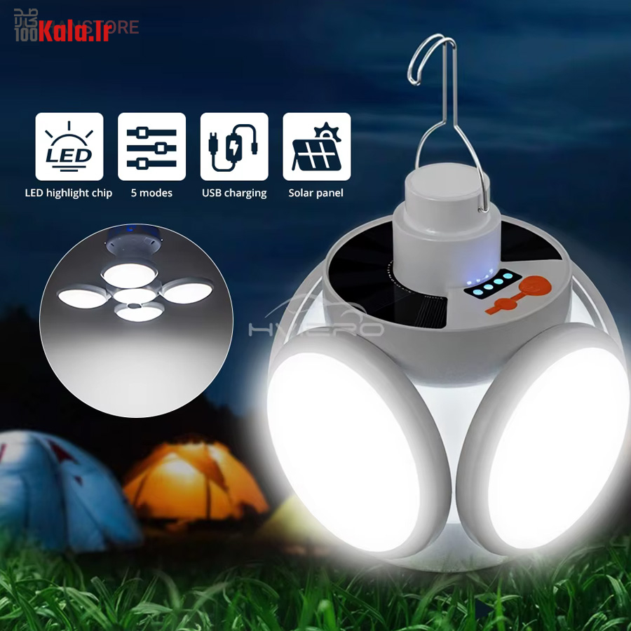 چراغ خورشیدی اضطراری توپی 5 پره 35 چراغ خورشیدی اضطراری توپی 5 پره - Image 35