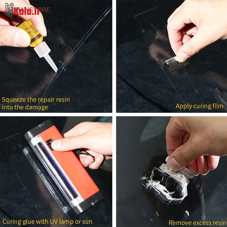 چسب ترمیم ترک شیشه 11 چسب ترمیم ترک شیشه - Image 11