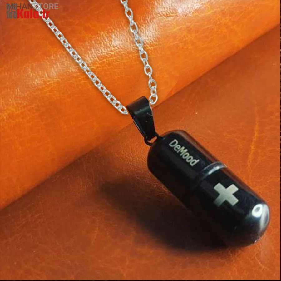 گردنبند استیل طرح کپسول عشق 12 گردنبند استیل طرح کپسول عشق - Image 12