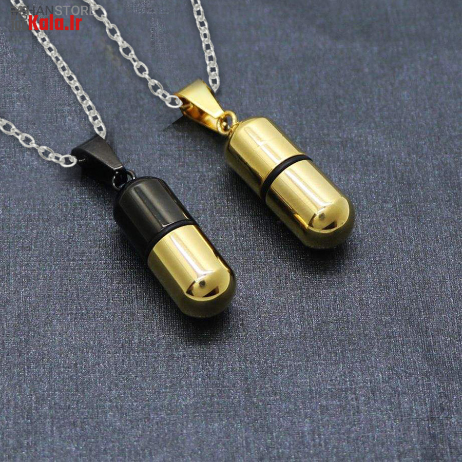گردنبند استیل طرح کپسول عشق 14 گردنبند استیل طرح کپسول عشق - Image 14