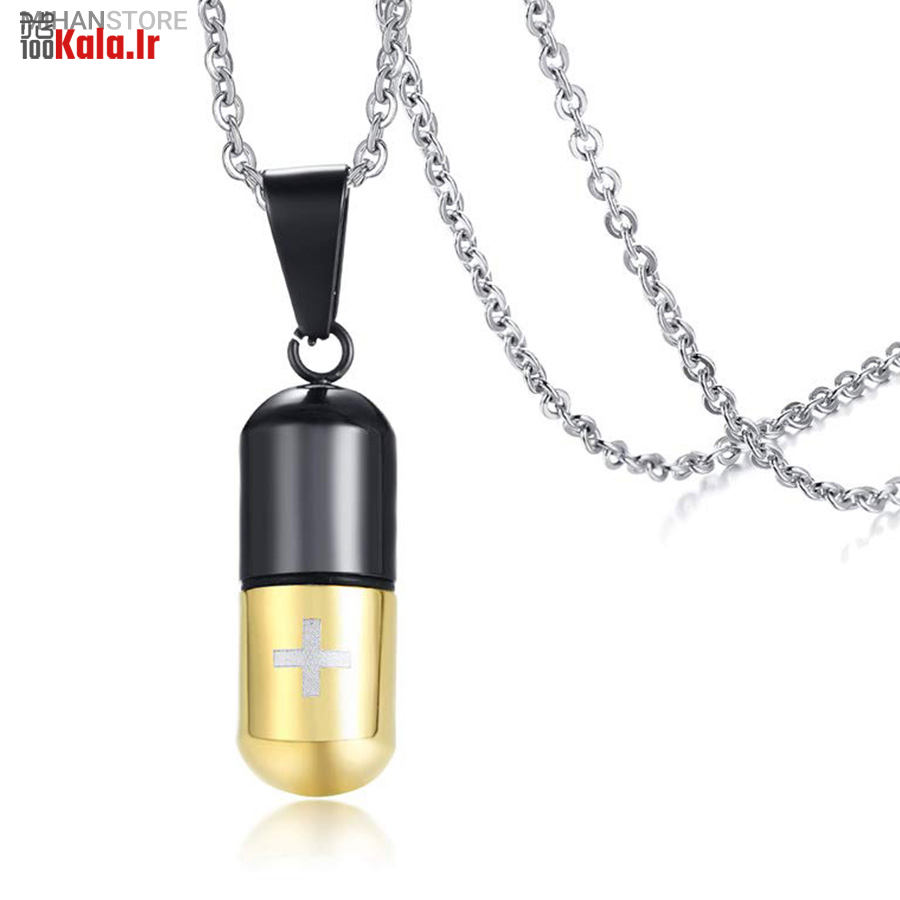 گردنبند استیل طرح کپسول عشق 16 گردنبند استیل طرح کپسول عشق - Image 16