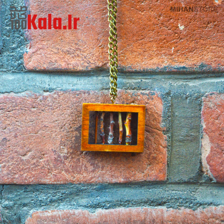 گردنبند چوبی دست ساز مدل Fence 3 گردنبند چوبی دست ساز مدل Fence - Image 3