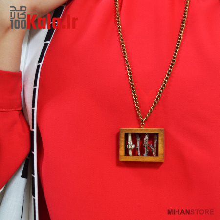 گردنبند چوبی دست ساز مدل Fence 5 گردنبند چوبی دست ساز مدل Fence - Image 5